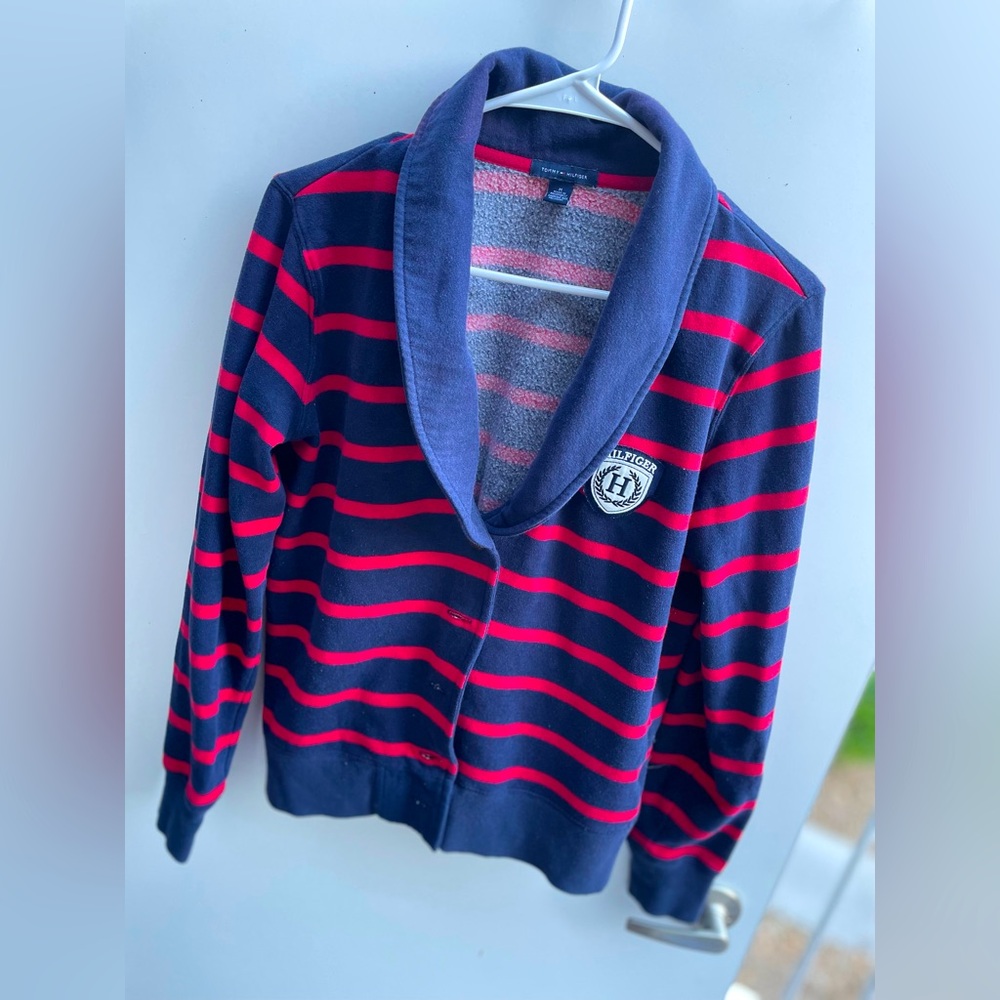 Preppy Summer Tommy Hilfiger Cardigan Blazer